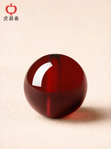 QINGXIANGTAI | Red Natural Garnet Round Beads For DIY Bracelet