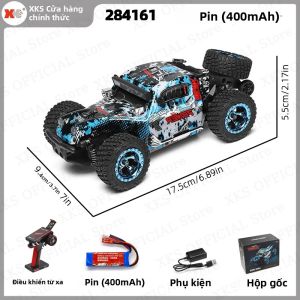 Xe Điều Khiển Từ Xa XKS Wltoys 284161 Tỷ Lệ 1/28 4WD 4X4 Tốc Độ Cao 30km/h Đua Địa Hình Drift Đèn LED Điều Khiển Từ Xa 2.4G Đồ Chơi Cho Trẻ Em