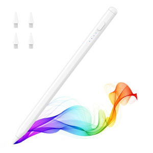 MoKo Pencil for iPad (A16) 11th 10th Gen Stylus Pen for 2018-2025 Apple iPad 11/10/9/8/7/6/A16 Mini 7/6/5 Air M3/M2 11"/13"/5/4/3 Pro M4 13"/12.9"/11" Tilt Sensitivity USB-C Fast Charging