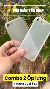 Combo 2 Ốp Lưng Trong Nhám Unibody Siêu Mỏng Cho iPhone 7 / 8 / SE2020 / SE2022