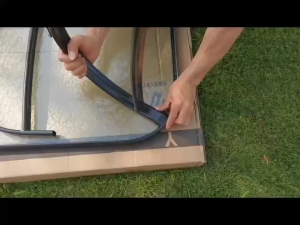 Outdoor Table Casual Wrought iron table Cafe Bar Courtyard Outdoor square tempered glass table