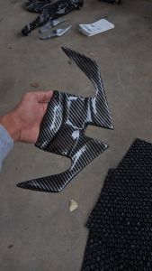 winglet beat deluxe winglet honda beat new motif carbon