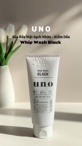 [Nội Địa Nhật Bản] Sữa rửa mặt nam tạo bọt Sạch nhờn cho da dầu UNO Whip Wash Nhật Bản 130g