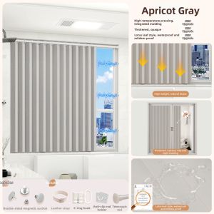 SHULIAN | Waterproof Shower Curtain With Extendable Rod No Drilling