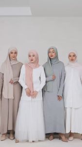 Oval Cooltech Pashmina - 14 Warna | Zysku Xena | Pasmina mleyot kerudung kaos casual instan