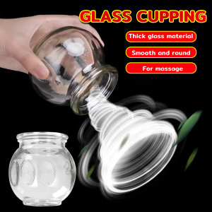 Nau.K Glass Body Relaxation Massage Jars Cupping