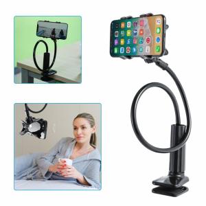 Universal Phone Holder Bed Clip Lazy Flexible Gooseneck Clamp Long Arms Mount For Bed Desk Mobile Phone Holder