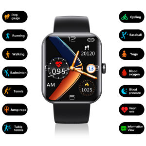 Smart Watch HD Screen Men Women Kids Heart Rate Monitoring Temperature Monitoring Sports Smartwatch