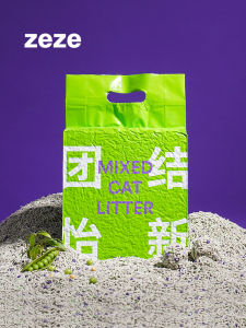 ทรายแมวซีซีผสมเต้าหู้เบนโทไนต์ถ่านกัมมันต์ควบคุมกลิ่นฝุ่นต่ำเกาะกลุ่ม 25 กก อุปกรณ์สำหรับสัตว์เลี้ยง ห้องน้ำแมว