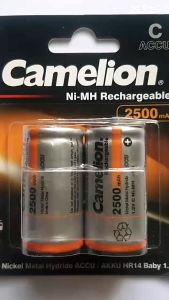 Pin trung sạc Camelion 2500maH vỉ 2 viên Pin - VPP Bảo An