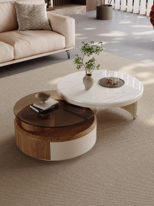 Vintage Style Rotating Coffee Table