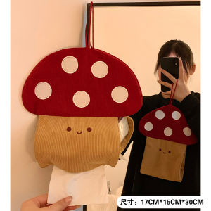 กล่องสำหรับใส่กระดาษเช็ดหน้ารูปมุ้งพับได้สุดน่ารัก กระดาษเช็ดหน้าผูกผ้าฝ้ายแบบติดผนังสำหรับห้องน้ำ ห้องนอน ห้องนั่งเล่น