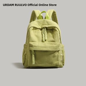 URCDN RDALVO | Minimalist Solid Color School Bag for Girls Students