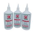 MINYAK OLI OIL PELUMAS MESIN JAHIT CUKURAN CLIPPER RAMBUT RANTAI SEPEDA MOTOR ENGSEL PINTU GEAR SET SERBAGUNA MERK NEW HOME PER 1 BOTOL 1/2 LITER. 