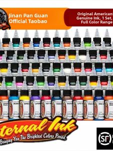 Eternal Ink Original Imported Tattoo Coloring Material Colorful Ink for Any Skin Type Facial Beauty Makeup Tools from USA