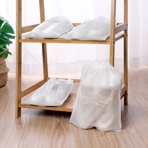 Túi đựng giày du lịch dây rút túi đựng giày dép đa năng vải không dệt kích thước 32x38cm