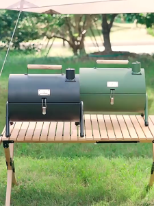 Unicorn Portable Foldable Charcoal BBQ Grill Portable Foldable Camping Charcoal Stove Barbecue Stove for 4-8 Persons with Grill Plate