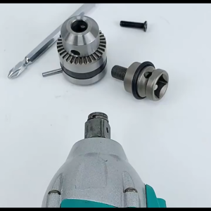1.5-13mm/0.8-10mm/1.5-10mm Keyed Drill Chuck Adapter Kit 1/2"-20UNF 1/2"(3/8"-24UNF) Socket Square Female Adapter fits Impact wrench/Impact Screwdriver