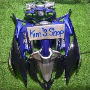 ชุดสี110inewปี2011-2018สีน้ำเงินกรมท่าเทาดำชิ้นงานสนิทเปลือกงานABS มี15ชิ้น