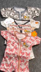 1Pcs Jumsuit Bayi Jumper Bayi Newborn Baru Lahir Romper Bayi 0-3 Bulan Full Resleting BABY LEON DS-120 Jumpsuit Bayi Lengan Pendek Cotton Double Knit Baby Sleepsuit Baju Tidur Bayi Pakaian Bayi Baju Harian Anak Bayi Balita
