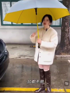 VIVENA Enlarged Size Golf Straight/Curve Long-Handle Umbrella Windproof Payong With Waterproof Drip Case Payung Oversized