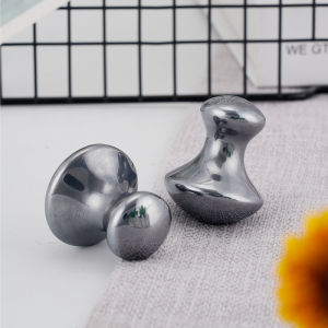 Natural Energy Stone Mushroom Head Massage Tool for Women Facial Beauty SPA Ice Melting Facial Massager Mechanical Control