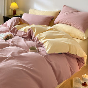 YALU | Extra Thick Pure Cotton Flannel 4-Piece Bedding Set