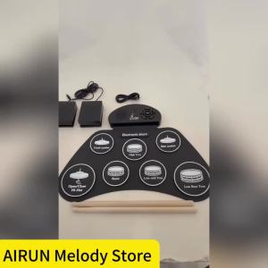 Bộ Trống Điện Tử Cuộn Gọn SLADE SD-7 Với 7 Miếng Đệm 4 Trống 3 Chũm Chọe Tích Hợp Loa Thiết Kế Gấp Gọn Dành Cho Người Học Trống Luyện Tập Và Giải Trí