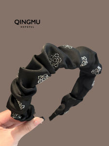 New Satin High Top Headband Womens Facial Slimming Hair Accessory Face Wash Hair Clip Headwear Fashionable Fresh out