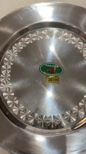 Đĩa Cạn Inox Hữu Hạnh Size 30cm