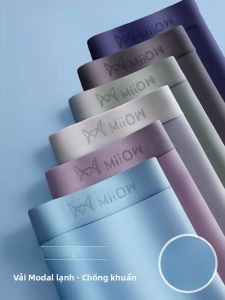 Quần lót nam MiiOW bằng lụa băng Modal mỏng không đường may kháng khuẩn