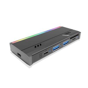 Hộp Lưu Trữ Ổ Đĩa SSD Đa Chức Năng M.2 Hỗ Trợ Thẻ TF/SD NVME/SATA Hai Giao Thức Ổ Đĩa M2 Dock Mở Rộng Cho Máy Tính