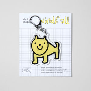 Creative Acrylic Keychain Collection Original Panda Dog Animal Shape Key Holder Multidimensional Design Festival Gift