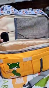 GEARBEST Large Baby Organizer Stroller Hanging Bag with USB for Nappy and Maternity Needs