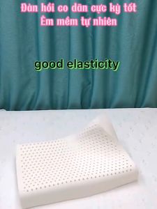 Gối cao su thiên nhiên cao cấp 100%Natural Latex hoàn toàn tự nhiên êm mềm tối đa siêu bền