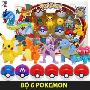 [Hoàn Tiền 10%]Đồ Chơi Pokemon Mô Hình Pikachu / Mewtwo / Eevee / Charizard / Blastoise / Venusaur / Charmander / Squirtle / Psyduck