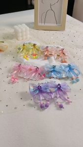 ONE-C1156 Jepitan Pita Anak Ikat 2 Set Aksesoris Rambut Anak Perempuan / Jepit Pita 2pcs Set Lucu