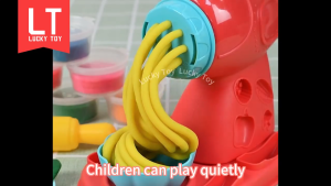 3D Color Clay Toy with Noodle Maker& Burger Machine Kids Education Toy For Birthday Gift