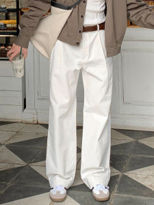 Ssumenam | Simple Style Loose Fit Trousers