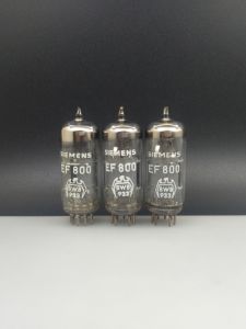 หลอดวิทยุแบบจอตาข่ายสี่เหลี่ยม หลอดวิทยุ EF80/6BX6 จอตาข่าย West German 6AK5 Mullard Big Shield แหล่งกำเนิดสินค้า: สหราชอาณาจักร