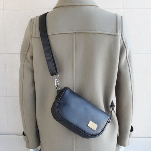 Túi Đeo Chéo Da PU Thời Trang Cho Nam Túi Đeo Vai Đơn Thời Trang Túi Điện Thoại Di Động Thường Ngày Túi Đeo Chéo Cổ Điển