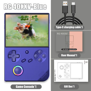 Anbernic RG 40XXV 64 Bit Linux Retro Handheld Game Console 4.0 IPS Screen Supports 5G WiFi Bluetooth HD-Out RG40XXV With APP