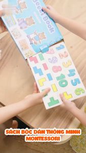 Học liệu bóc dán Busy Book cho bé Lalala Baby nhiều chủ đề đa dạng song ngữ Anh Việt