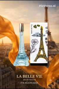 Fragonard La Belle Vie (The Beautiful Life) Eiffiel Tower Perfume by Senteurs de Provence since 2004
