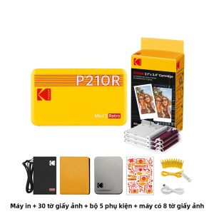 Kodak | Máy In Ảnh Di Động 4PASS Nhiệt Dye-sublimation Bluetooth