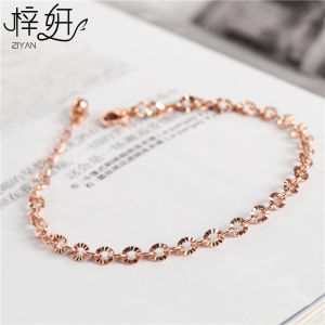 Japanese Entry Lux Starry Bracelet Female Korean Simple Personalized Ins Special-Interest Design Titanium Steel Rose Gold Bracelet for the Besties