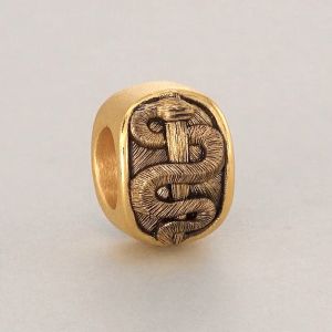 Chow Sang Sang 周生生 XL Charme 999 Gold Rod of Asclepius Charm 92007C for Men and Women (Bracelet Not Included)