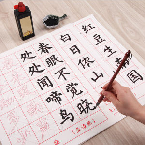 Beginner Calligraphy Practice Paper Soft Pen Script Copying Exercise Booklets Primary School Students Basic Strokes Grid Paper