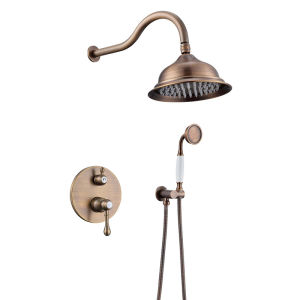 BANGPU | Antique Style Wall-Mounted Copper Shower Set
