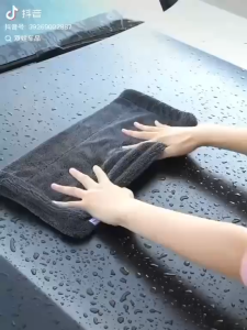 LHS Super Absorbent Clean Dry Towel for Car Efficient Cleaning & Drying Single Pack Microfiber Car Wash Towel 1200gsm